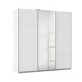 Rauch Kulmbach 203cm 3 Door Sliding Wardrobe with Mirror - Alpine White