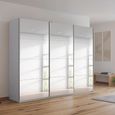 Kulmbach Mirrored Sliding Wardrobe - 271cm - 3 Door - Silk Grey