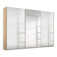 Kulmbach Mirrored Sliding Wardrobe - 271cm - 3 Door - Sonoma Oak