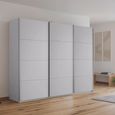 Kulmbach Sliding Wardrobe - 271cm - 3 Door - Silk Grey