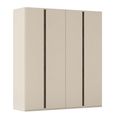 Rauch Luana 201cm 4 Door Wardrobe - Champagne and Atlantic Dark Oak