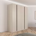 Rauch Luana 201cm 4 Door Wardrobe - Champagne and Atlantic Dark Oak