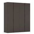 Rauch Luana 201cm 4 Door Wardrobe - Graphite and Atlantic Dark Oak
