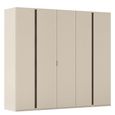 Rauch Luana 251cm 5 Door Wardrobe - Champagne and Atlantic Dark Oak