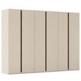 Rauch Luana 301cm 6 Door Wardrobe - Champagne and Atlantic Dark Oak