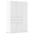 Rauch Maika 136cm 5 Door Wardrobe - H 210cm - Alpine White