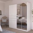 Rauch Maika 181cm 6 Door Combi Wardrobe - H 197cm - Alpine White