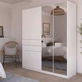 Rauch Maika 181cm 6 Door Combi Wardrobe - H 210cm - Alpine White