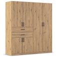Rauch Maika 181cm 6 Door Wardrobe - H 197cm - Artisan Oak