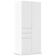 Rauch Maika 91cm 3 Door Wardrobe - H 210cm - Alpine White