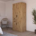 Rauch Maika 91cm 3 Door Wardrobe - H 210cm - Artisan Oak