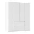 Rauch Mainz 181cm 4 Door Wardrobe with Drawer - Alpine White