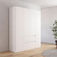 Rauch Mainz 181cm 4 Door Wardrobe with Drawer - Alpine White