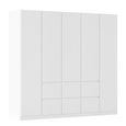 Rauch Mainz 226cm 5 Door Wardrobe with Drawer - Alpine White