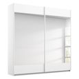 Rauch Malibu 181cm 2 Door Sliding Wardrobe - Alpine White