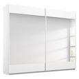 Rauch Malibu 226cm 2 Door Sliding Wardrobe - Alpine White