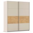 Rauch Malva 181cm 2 Door Sliding Wardrobe - Champagne