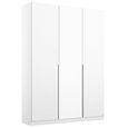 Rauch Memphis 136cm 3 Door Wardrobe - Alpine White