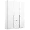 Rauch Memphis 136cm 3 Door Wardrobe with Drawer - Alpine White