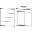 Rauch Memphis 181cm 2 Door Sliding Wardrobe - Alpine White