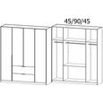 Rauch Memphis 181cm 4 Door Wardrobe with Drawer - Alpine White