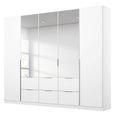 Rauch Memphis 226cm 5 Door Combi Wardrobe - Alpine White