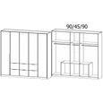 Rauch Memphis 226cm 5 Door Wardrobe with Drawer - Alpine White