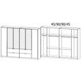 Rauch Memphis 271cm 6 Door Combi Wardrobe - Alpine White