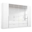 Rauch Memphis 271cm 6 Door Combi Wardrobe - Alpine White