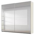 Rauch Miramar Type-4 226cm 2 Door Mirrored Sliding Wardrobe - Champagne
