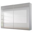 Rauch Miramar Type-4 271cm 2 Door Mirrored Sliding Wardrobe - Silk Grey