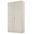 Rauch Miramar Type-5 101cm 2 Door Wardrobe - Champagne and Champagne Glass