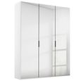 Rauch Miramar Type-5 151cm 3 Door Mirrored Wardrobe - Alpine White