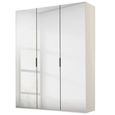 Rauch Miramar Type-5 151cm 3 Door Mirrored Wardrobe - Champagne