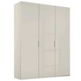 Rauch Miramar Type-5 151cm 3 Door Wardrobe - Champagne and Champagne Glass