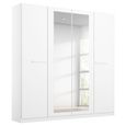 Rauch Modi 181cm 4 Door Wardrobe with Mirror - Alpine White