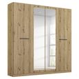 Rauch Modi 181cm 4 Door Wardrobe with Mirror - Artisan Oak