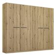 Rauch Modi 226cm 4 Door Wardrobe - Artisan Oak