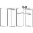 Rauch Monostar 181cm 4 Door Wardrobe - Alpine White