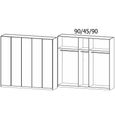 Rauch Monostar 226cm 5 Door Wardrobe - Alpine White