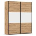 Rauch Neo 175cm 2 Door Sliding Wardrobe - Artisan Oak and Alpine White