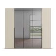 Rauch Paola 251cm 5 Door Wardrobe - Champagne and Grey Glass