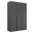 Rauch Purisma 151cm 3 Door Wardrobe - Graphite