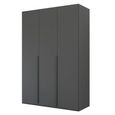 Rauch Purisma 151cm 3 Door Wardrobe - Graphite