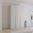 Rauch Purisma 151cm 3 Door Wardrobe - Silk Grey