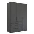 Rauch Purisma 151cm 3 Door Wardrobe with Drawer - Graphite