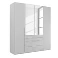 Purisma Wardrobe - 201cm - 4 Door - Combi - Silk Grey