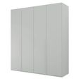 Rauch Purisma 201cm 4 Door Wardrobe - Silk Grey