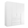 Rauch Purisma 201cm 4 Door Wardrobe with Drawer - Alpine White