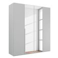 Rauch Purisma 201cm 4 Door Wardrobe with Mirror - Silk Grey